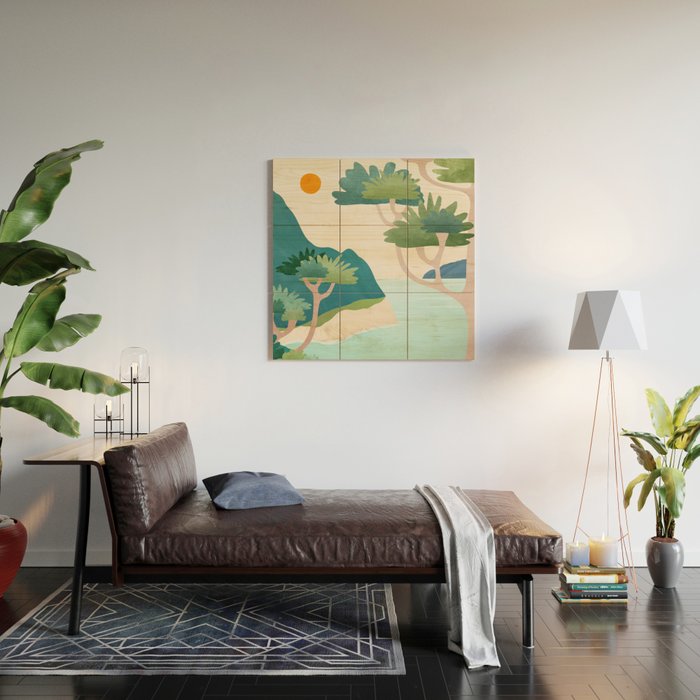 A Perfect Moment - Italian Coastal Landscape Wood Wall Art Gallery Image 2
