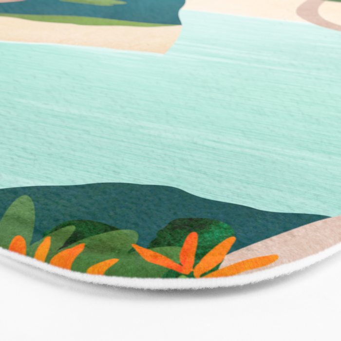 A Perfect Moment - Italian Coastal Landscape Bath Mat Gallery Image 3