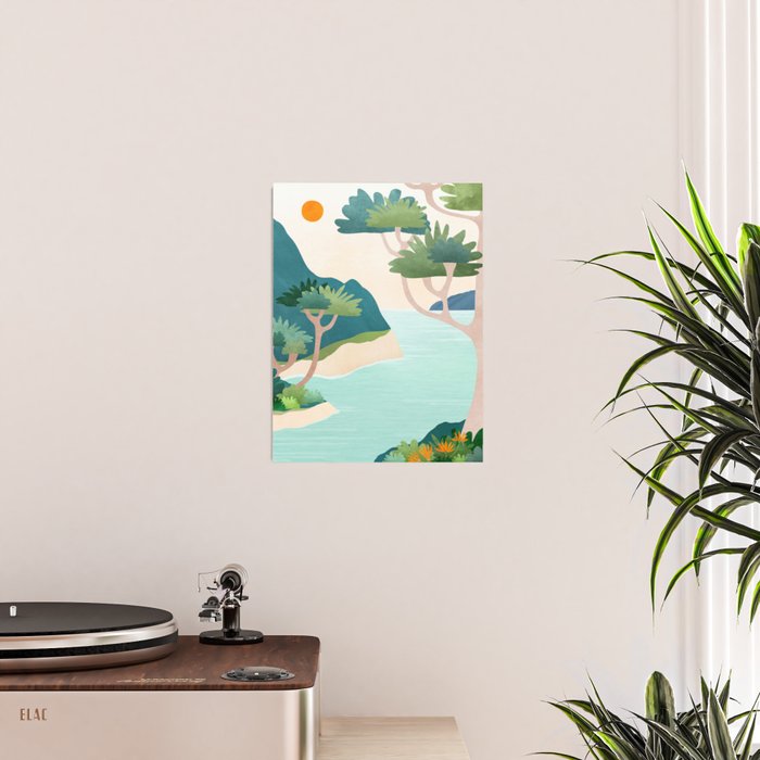 A Perfect Moment - Italian Coastal Landscape Poster Gallery Image 2