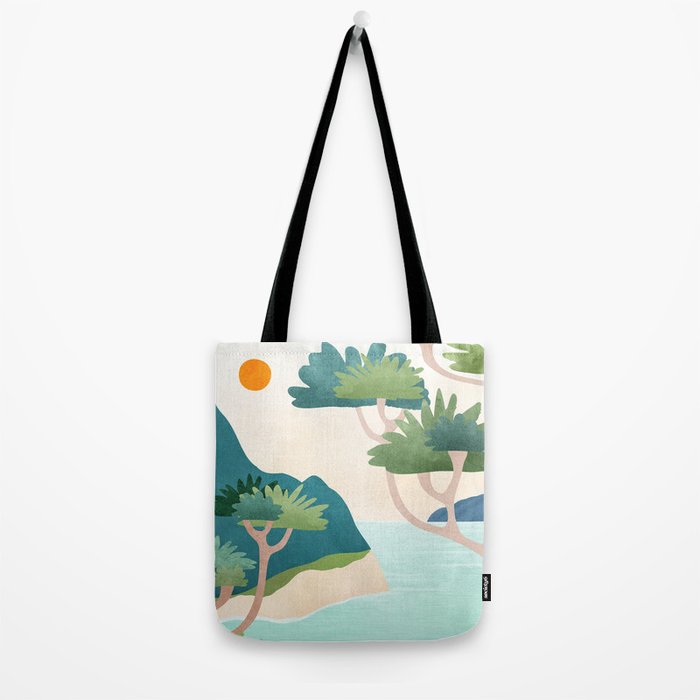 A Perfect Moment - Italian Coastal Landscape Tote Bag Gallery Image 2