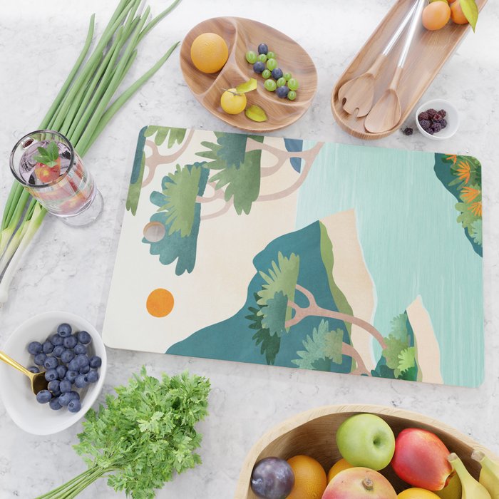 A Perfect Moment - Italian Coastal Landscape Cutting Board Gallery Image 2
