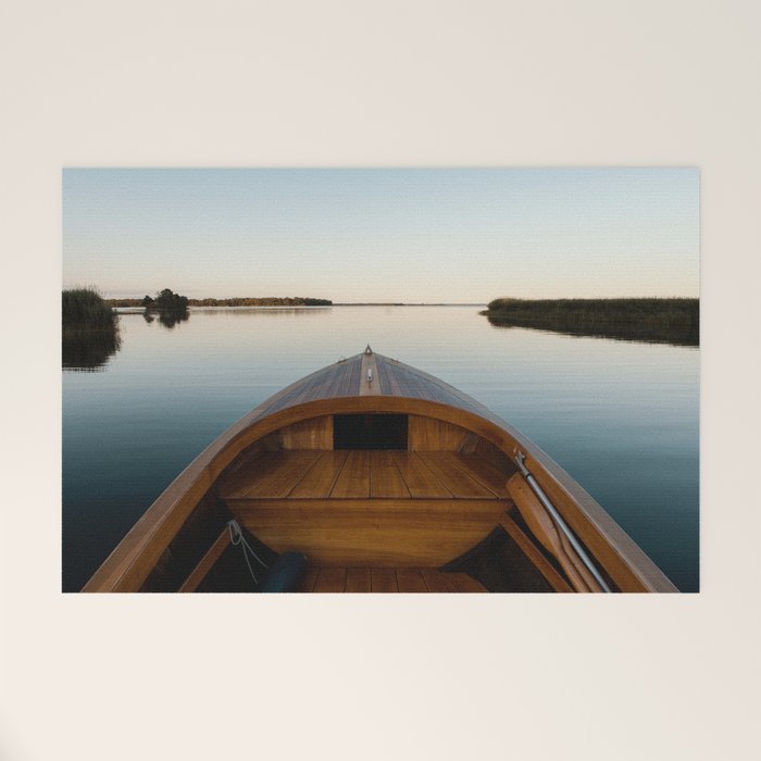 Summer Mornings On The Lake Welcome Mat Gallery Image 1