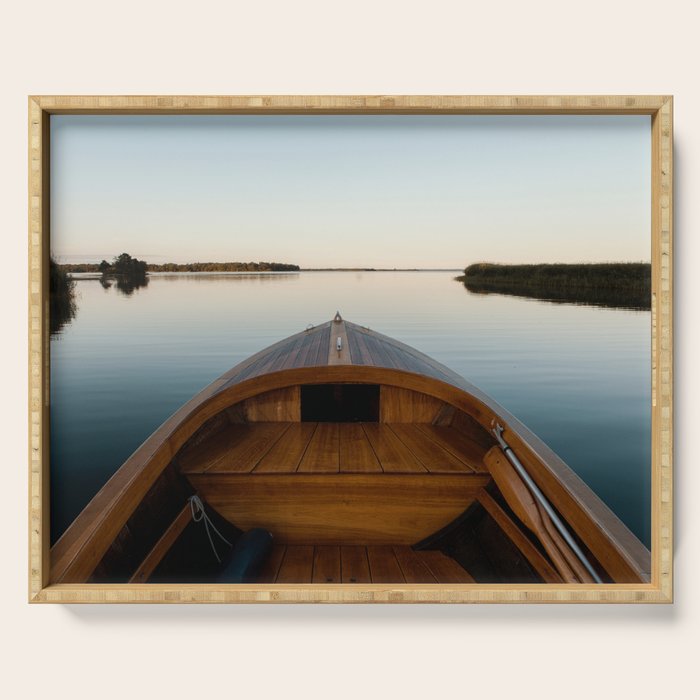 Summer Mornings On The Lake Serving Tray Gallery Image 1