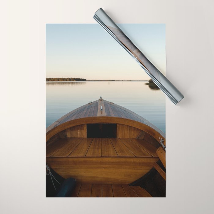 Summer Mornings On The Lake Wrapping Paper Gallery Image 1
