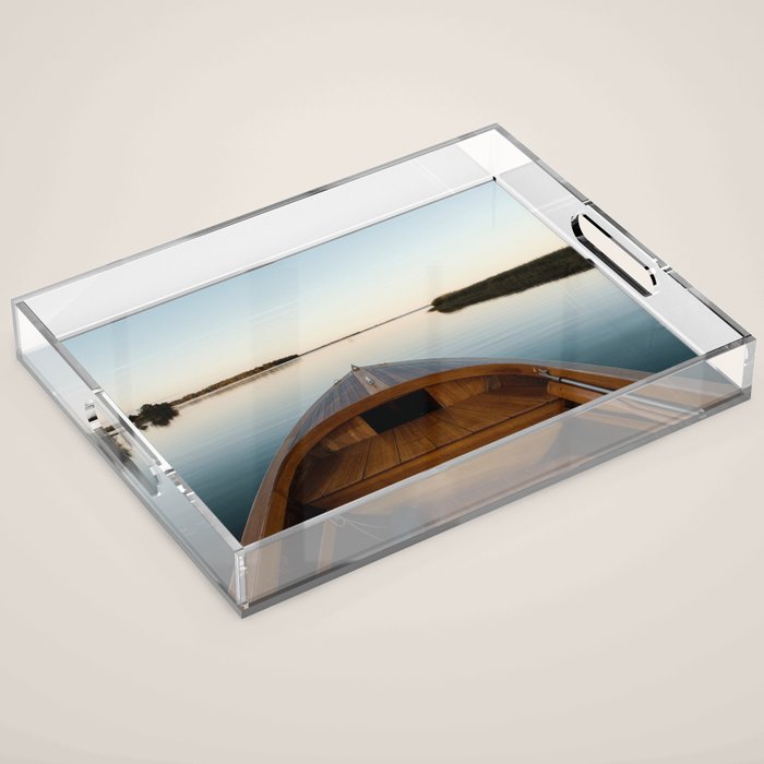 Summer Mornings On The Lake Acrylic Tray Gallery Image 1