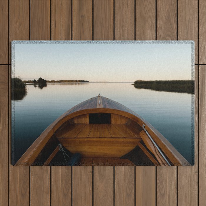Summer Mornings On The Lake Outdoor Rug Gallery Image 1