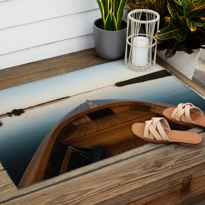 Summer Mornings On The Lake Outdoor Rug Gallery Image 2