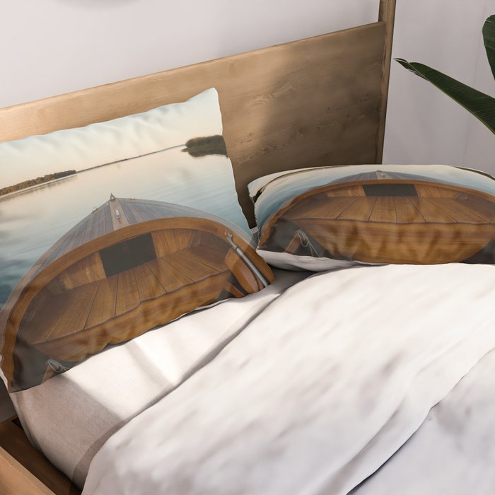 Summer Mornings On The Lake Pillow Sham Gallery Image 2