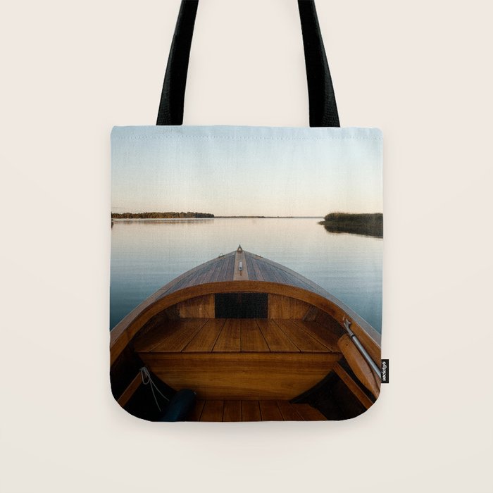 Summer Mornings On The Lake Tote Bag Gallery Image 1