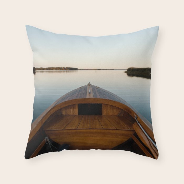Summer Mornings On The Lake Throw Pillow Gallery Image 6