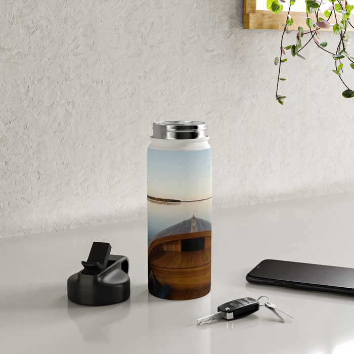 Summer Mornings On The Lake Water Bottle Gallery Image 4