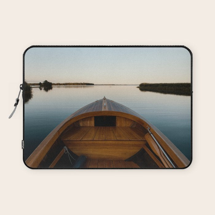 Summer Mornings On The Lake Laptop Sleeve Gallery Image 1