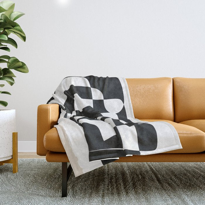 Shape Form I Throw Blanket Gallery Image 1