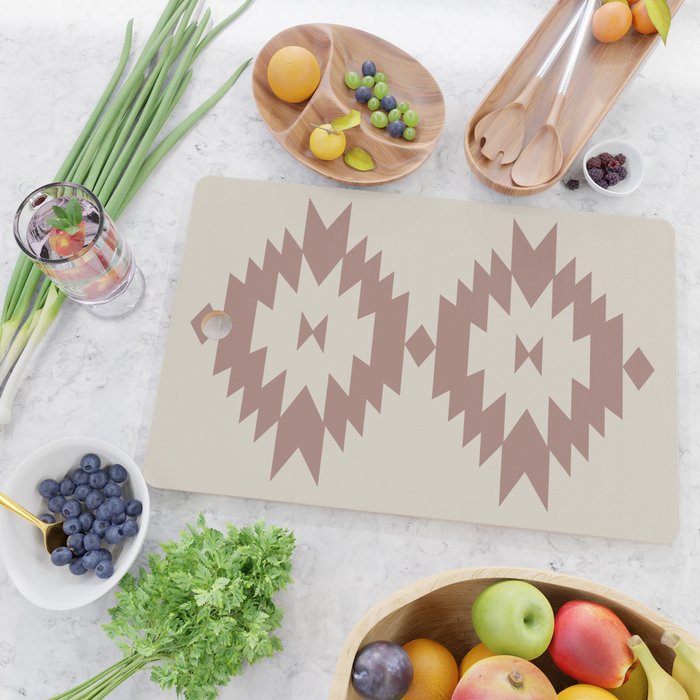 Southwestern Minimalism - Neutral Rose Beige Cutting Board Gallery Image 2