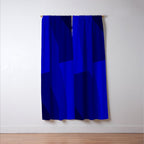 Just Blue #decor #society6 #buyart Window Curtain Gallery Image 3