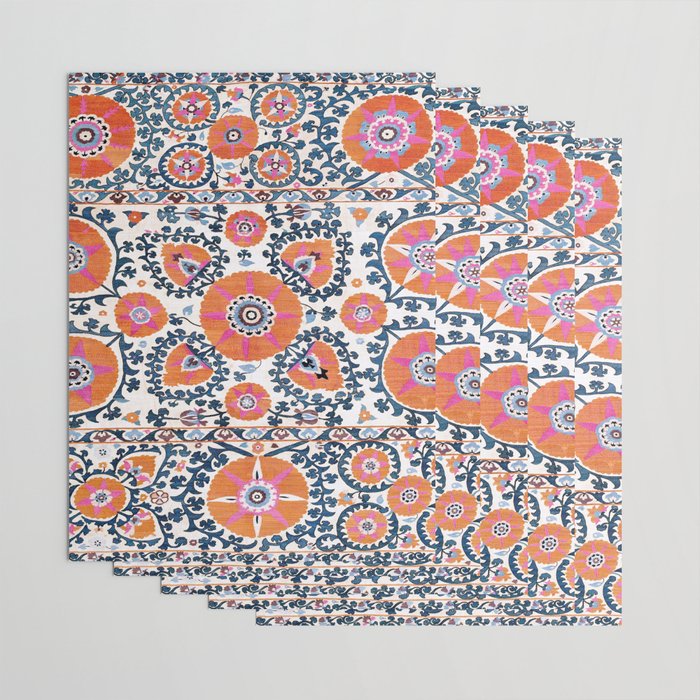 Shakhrisyabz  Suzani  Antique Uzbekistan Print Wrapping Paper Gallery Image 3