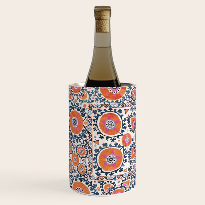 Shakhrisyabz  Suzani  Antique Uzbekistan Print Wine Chiller Gallery Image 2