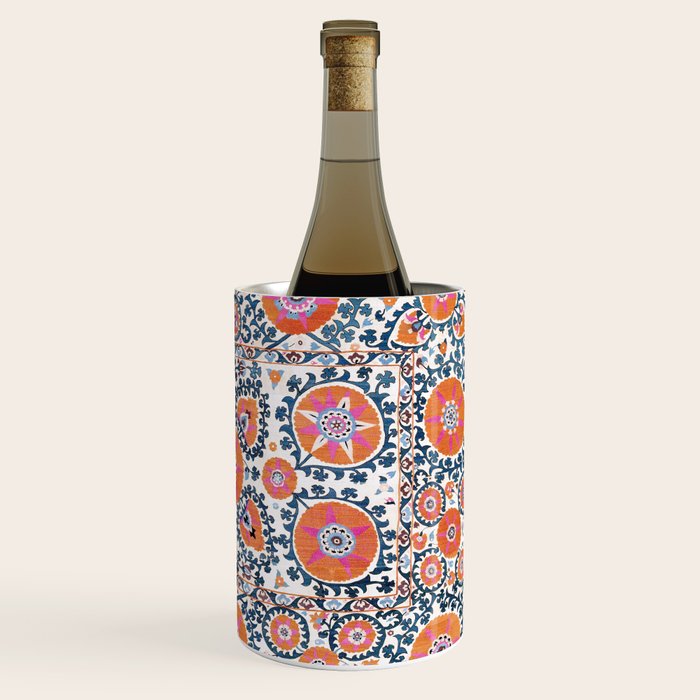 Shakhrisyabz  Suzani  Antique Uzbekistan Print Wine Chiller Gallery Image 3