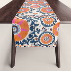 Shakhrisyabz  Suzani  Antique Uzbekistan Print Table Runner Gallery Image 1