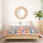 Shakhrisyabz  Suzani  Antique Uzbekistan Print Duvet Cover Gallery Image 3