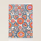 Shakhrisyabz  Suzani  Antique Uzbekistan Print Stationery Card Gallery Image 2