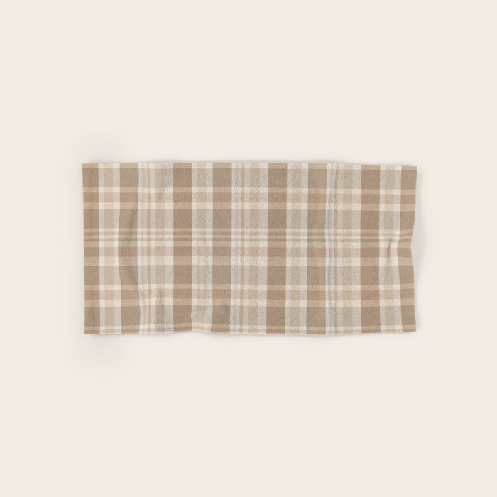 Plaid Prints, Brown and Beige Towels Gallery Image 1