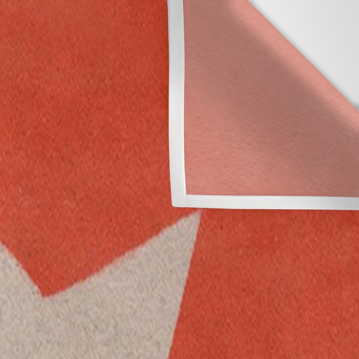 Retro White Cat Smoking a Pipe Wall Tapestry Gallery Image 3