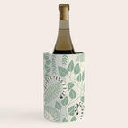 Jungle adventure soft sage green Wine Chiller Gallery Image 3