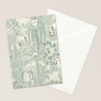 Jungle adventure soft sage green Stationery Card Gallery Image 2
