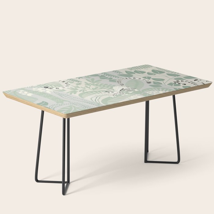 Jungle adventure soft sage green Coffee Table Gallery Image 1