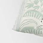 Jungle adventure soft sage green Pillow Sham Gallery Image 4