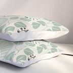 Jungle adventure soft sage green Pillow Sham Gallery Image 3