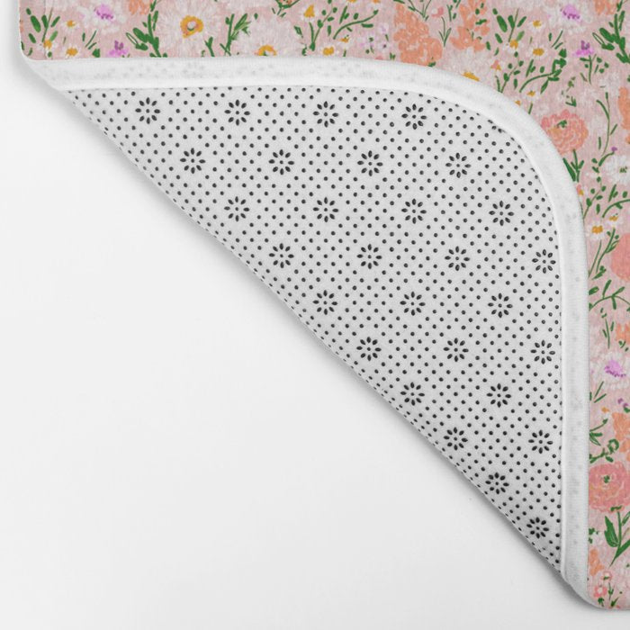 Late Summer Floral Bath Mat Gallery Image 2