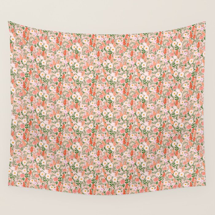 Late Summer Floral Wall Tapestry Gallery Image 1