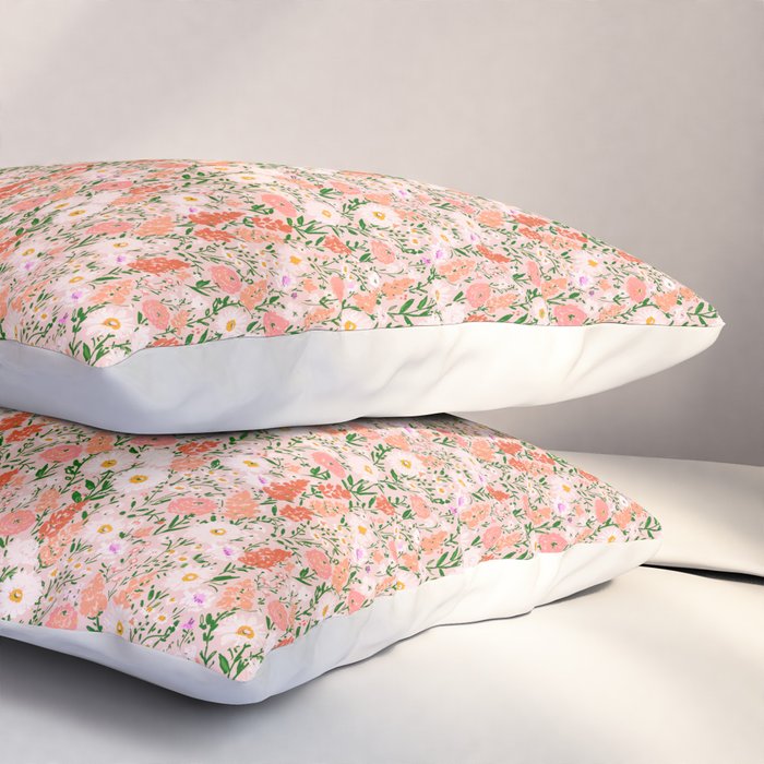 Late Summer Floral Pillow Sham Gallery Image 3