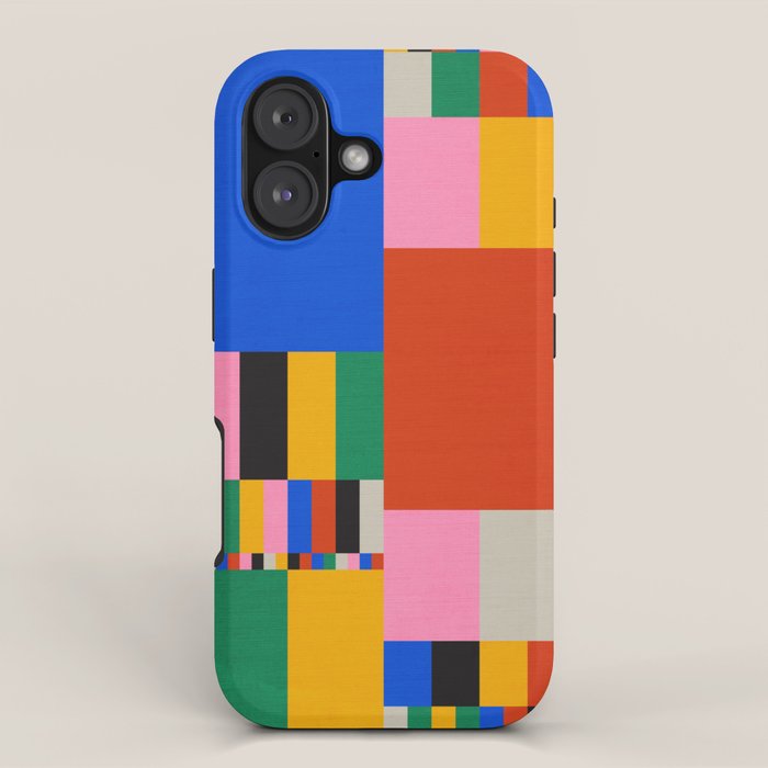 Pixels: Bauhaus Edition iPhone Case Gallery Image 1