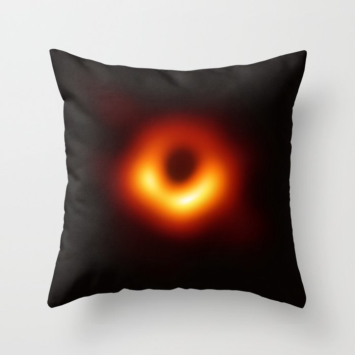 BLACK HOLE - First-Ever Image of a Black Hole Throw Pillow Gallery Image 6