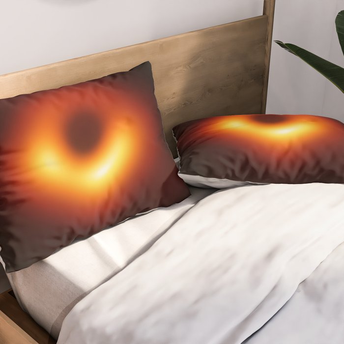 BLACK HOLE - First-Ever Image of a Black Hole Pillow Sham Gallery Image 2