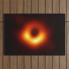 BLACK HOLE - First-Ever Image of a Black Hole Outdoor Rug Gallery Image 1
