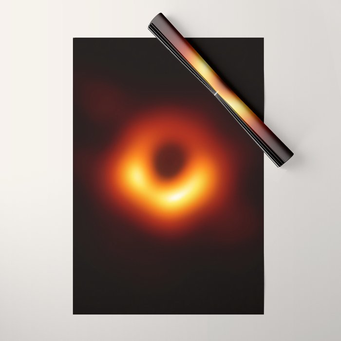 BLACK HOLE - First-Ever Image of a Black Hole Wrapping Paper Gallery Image 1