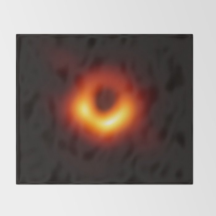 BLACK HOLE - First-Ever Image of a Black Hole Throw Blanket Gallery Image 2