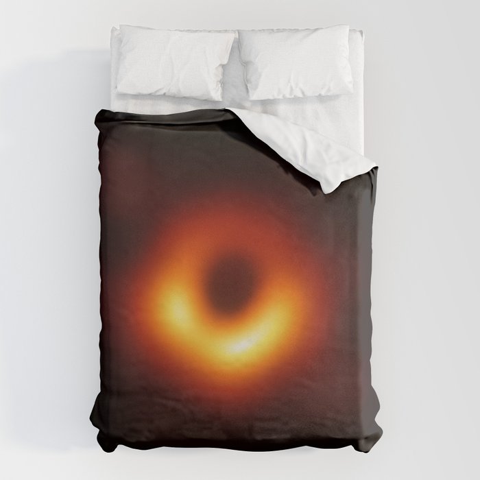 BLACK HOLE - First-Ever Image of a Black Hole Duvet Cover Gallery Image 1