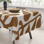 Linocut Plant #2 Tablecloth Gallery Image 3