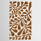 Linocut Plant #2 Tablecloth Gallery Image 2