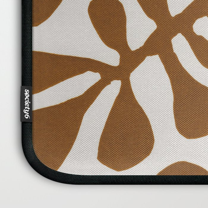 Linocut Plant #2 Laptop Sleeve Gallery Image 3