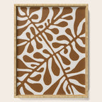 Linocut Plant #2 Serving Tray Gallery Image 1