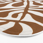 Linocut Plant #2 Bath Mat Gallery Image 3
