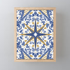 Intricate nature circular tiles B24 Mini Art Print Gallery Image 1
