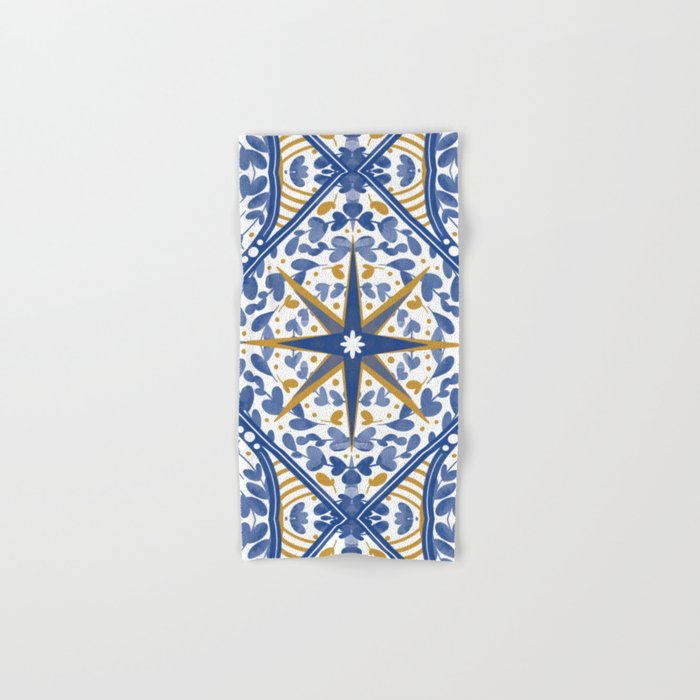 Intricate nature circular tiles B24 Bath Towel Gallery Image 1