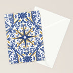 Intricate nature circular tiles B24 Stationery Card Gallery Image 2